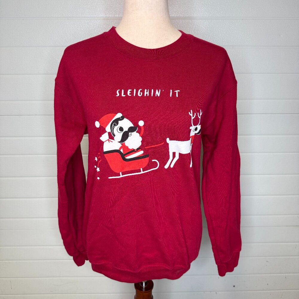 Natty Boh “Sleighin’ It” Christmas Crewneck – Small